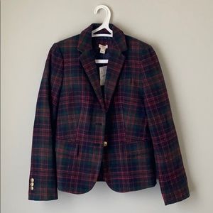 J. Crew Schoolboy Blazer in plaid